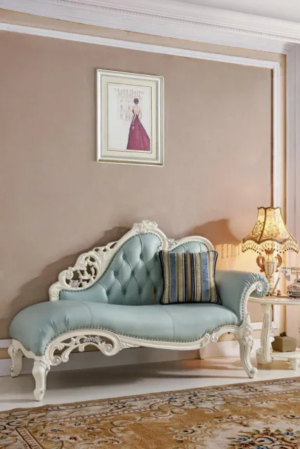 Chaise Lounge Liege Chesterfield Liegen Leder Sofa Relax Chaiselounge Sofort