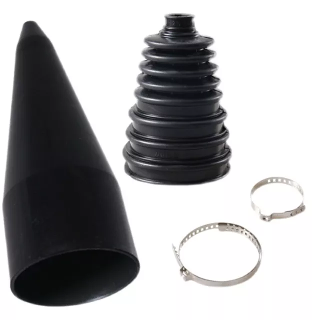 Universal Stretchy CV Drive Shaft Boot Kit No Dismantling with Cone for Car Van 2