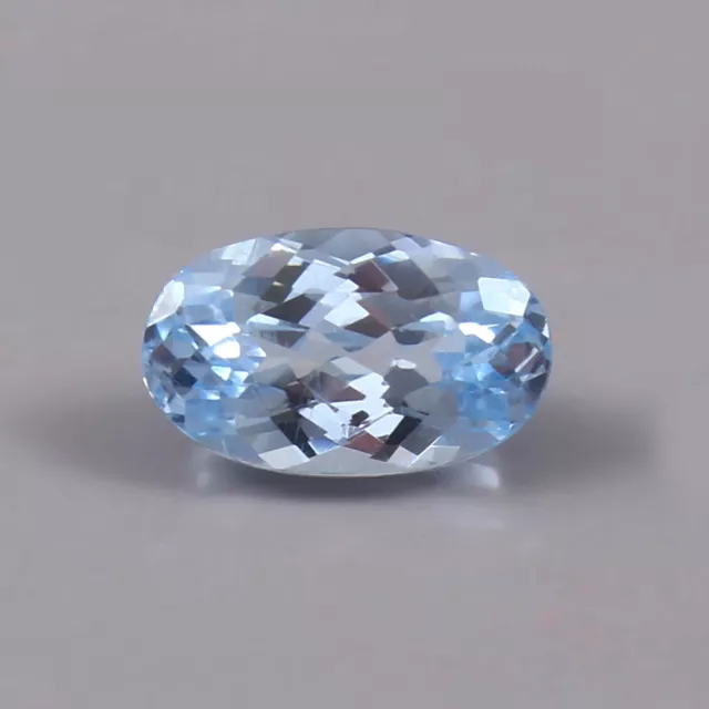 AAA Natural Flawless Brazilian Aquamarine Oval Loose Gemstone Cut 12x7.30 MM