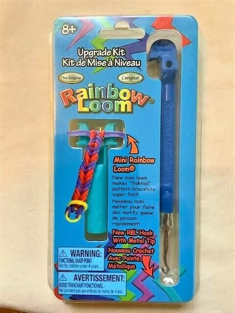  Rainbow Loom Tail Upgrade Kit - Metal Hook - Pink