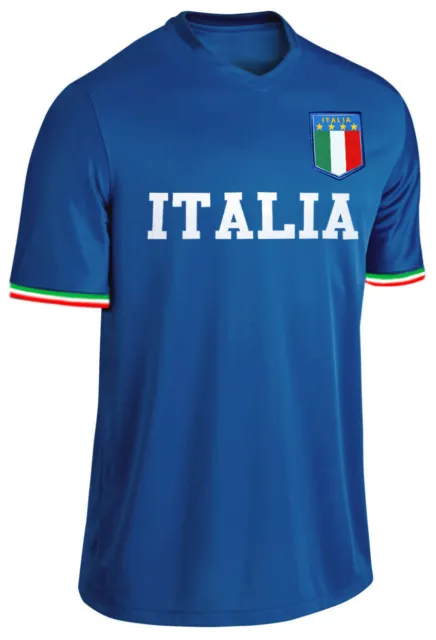 Italien Baby Trikot Set Fußball Fan Zweiteiler Blau 2