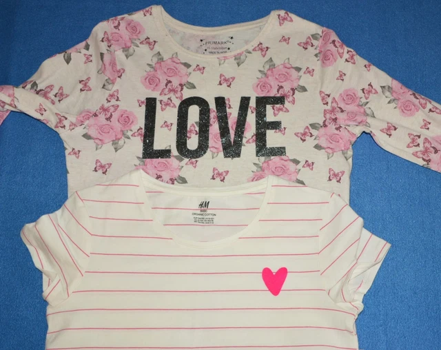 GIRLS CLOTHES BUNDLE  JUMPER LEGGINGS TOPS SHIRT TSHIRT AGE: 11-12 YEARS 8 iTEMS 6