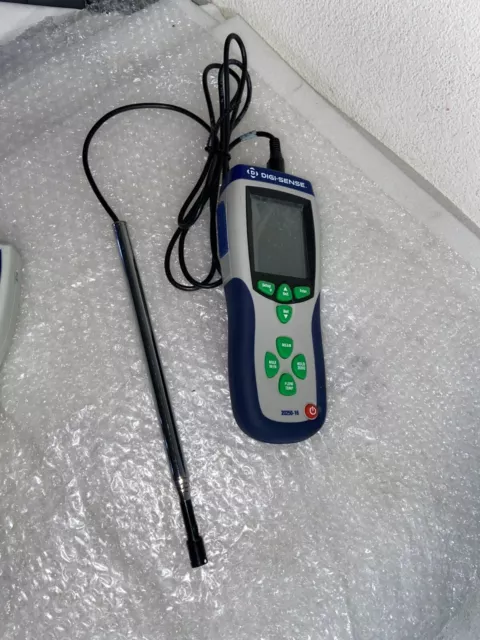 Digi-Sense 20250-16 Hot-Wire Thermoanemometer with Power Supply and Probe
