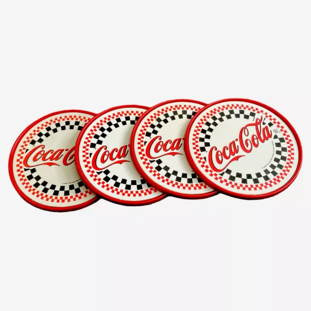 Coca-Cola 1990s Coaster Set Of 4- Free Shipping!