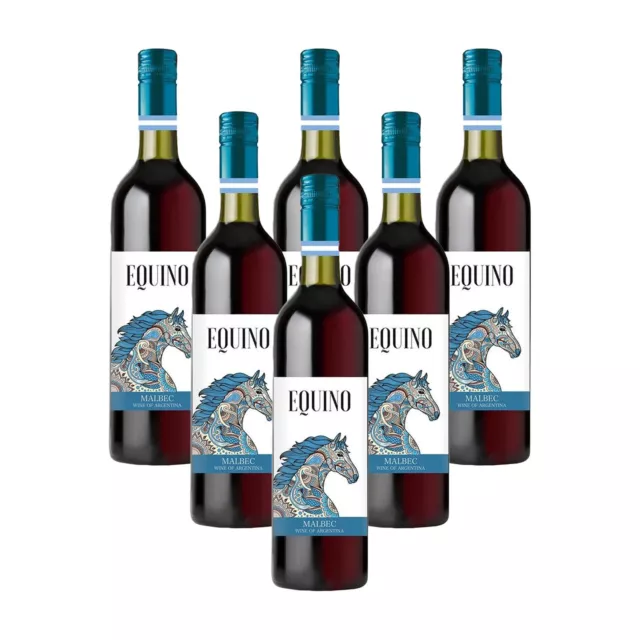 Equino Malbec 75Cl Medium-Bodied Soft Red Wine San Juan Blended (Case Of 6)