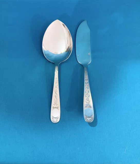 Couverts de service à glace CHRISTOFLE modèle VILLEROY métal argenté ménagère