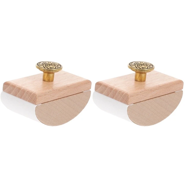 2 pcs Wooden Rocker Blotter scrivania blotter piccolo rocker blotter per la