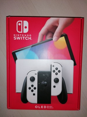 nintendo switch oled schwarz weiß