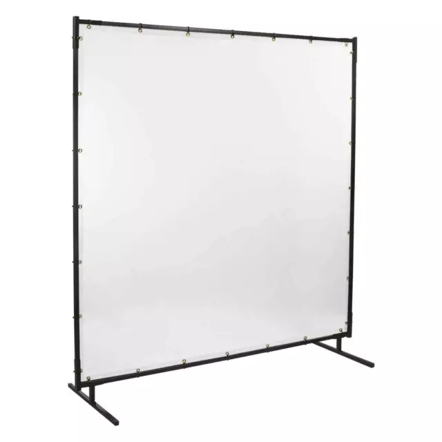 Steiner 539-8X8 Protect-O-Screen Classic Clear Vinyl Welding Curtain with Frame