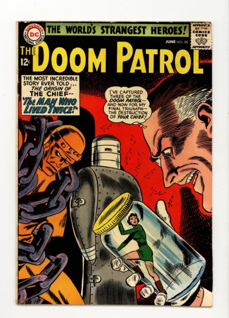 Doom Patrol 88 VG/F Origin of the Chief 1964