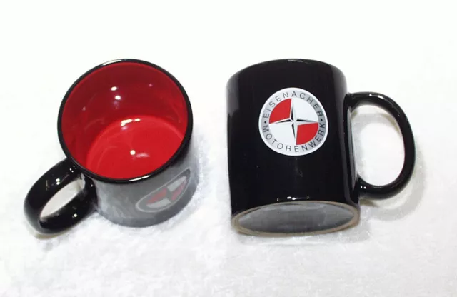 Emw R35/2 - Kaffee Pott - Schwarz-Rot-Silber - M.original-Logo - 2-Stück - 0350*