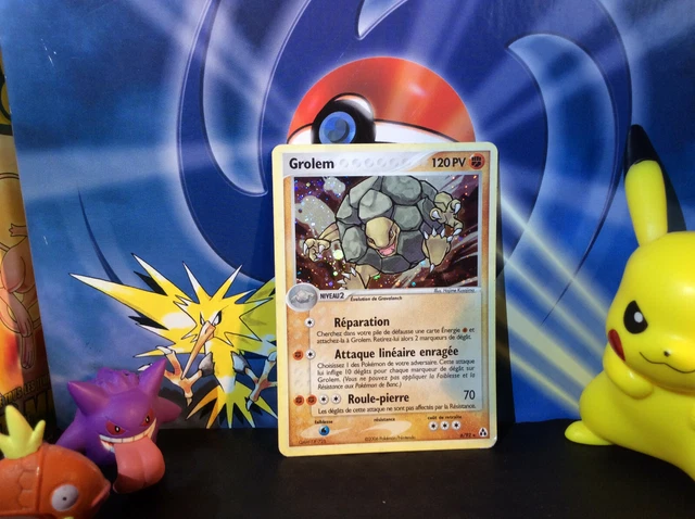 Pokemon Grolem 6/92 Holo Card Rare from Legend Makers Set Block Ex 2006 FR