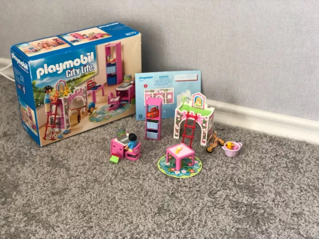 Playmobil City Life 9270 fröhliches Kinderzimmer sehr gut erhalten