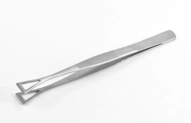 Pennington Tweezers forceps Regular 15cm Tounge Ear Body Pierecing oval Clamps
