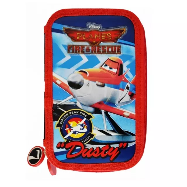 Disney Planes - Fire and Rescue Astuccio Completo 2 zip Accessori Scuola