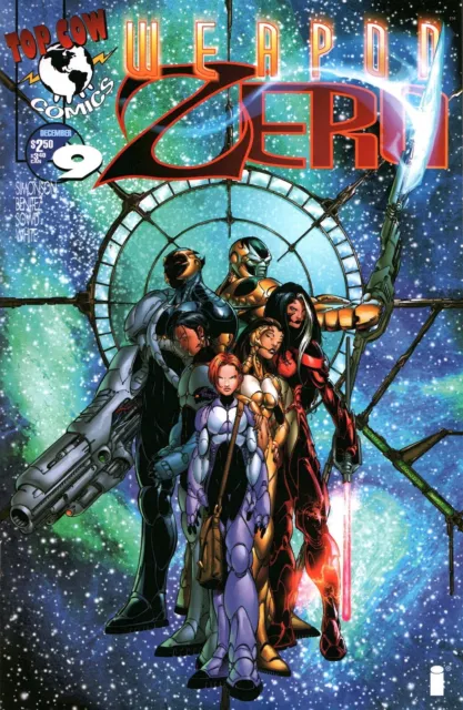 Top Cow Comic Book Weapon Zero Issue #9 (2nd Series, 1996) Superhero Sci-Fi