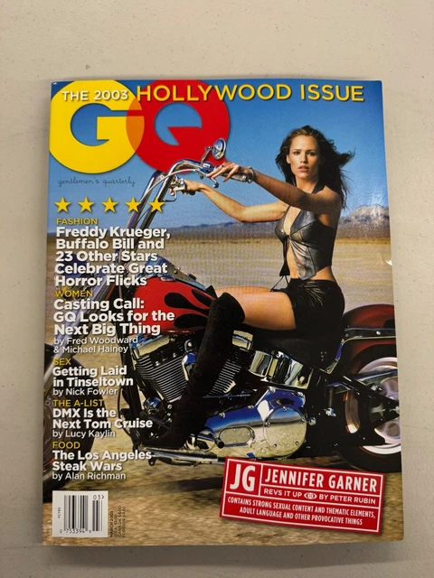 GQ MAGAZINE MARCH 2005 (UK) Jennifer Garner Jamie Foxx Leonardo