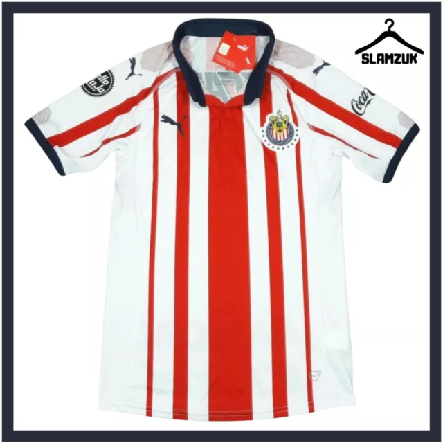 Guadalajara Chivas Football Shirt Puma Small Home Jersey Camiseta 2018 2019 N21