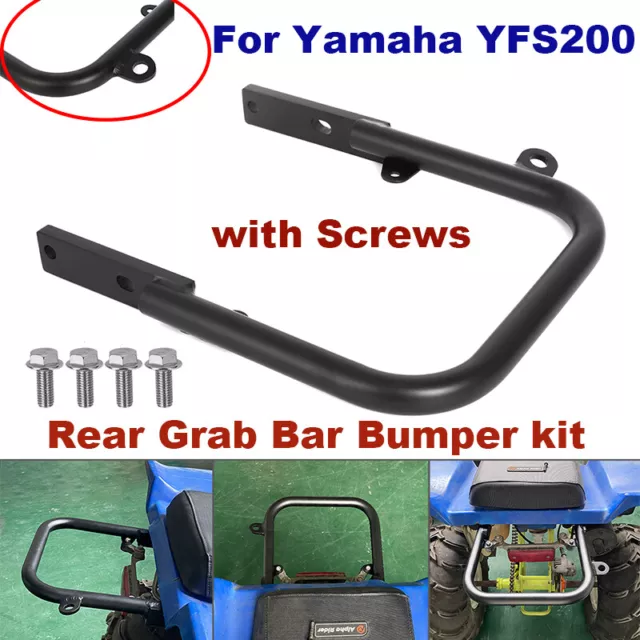 Aluminum Rear Grab Bar Bumper For Yamaha Blaster YFS 200 1988-2006 with Screws