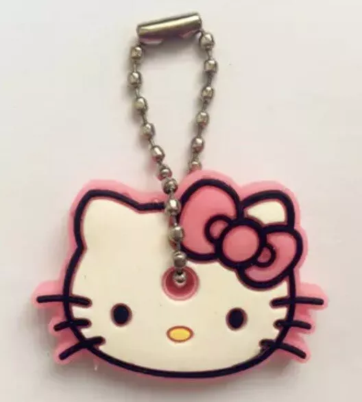 Cute Hello Kitty PVC Key Cover / Cap / Keyring /Novelty Gift Key Cap UK SELLER