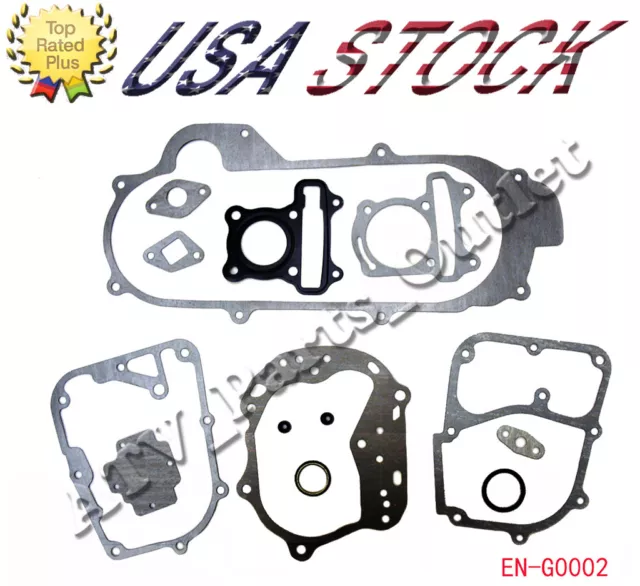 Complete Gasket Set GY6 49cc 50cc 139QMJ Moped Scooter Roketa Peace Ice Tank