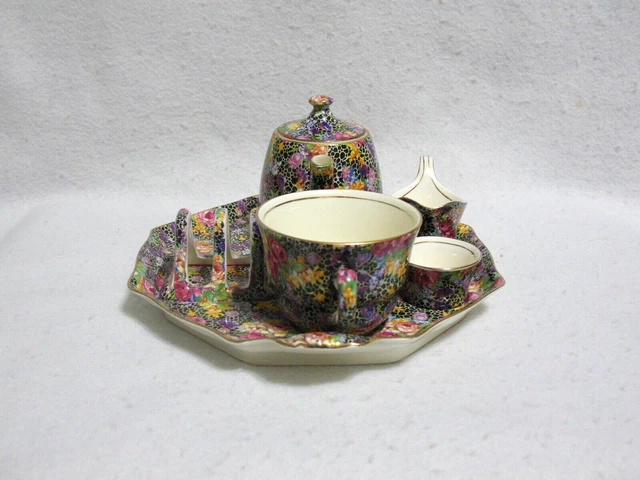 Royal Winton Grimwades  Hazel  Chintz 6-Piece Breakfast Tea Set 3
