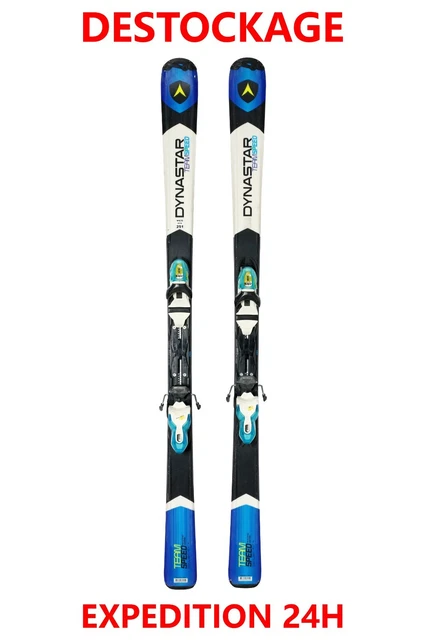 Ski Dynastar 6-SENSE 138 Cm + Fixations - Occasion Piste Loisir - Bleu