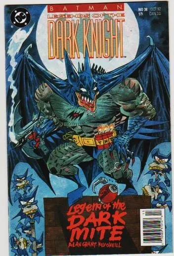 Batman: Legends Of The Dark Knight # 38 1St App Of Bob Overdog 1992 Very Fine