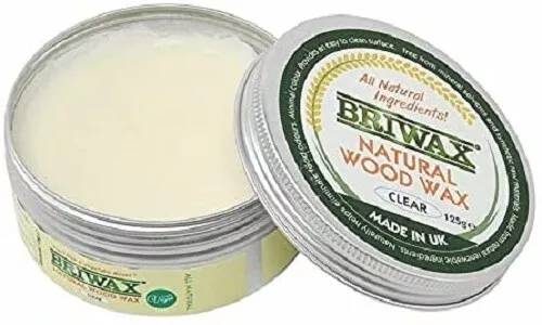 Briwax Transparente Madera Natural Cera 125g Hecho De Todos Ingredientes 100%