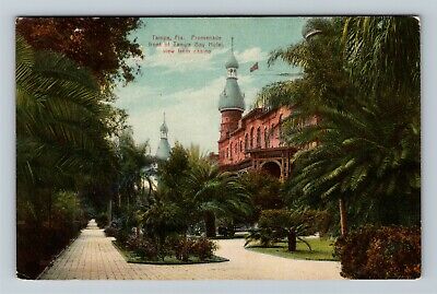 Tampa, FL-Florida, Promenade, Tampa Bay Hotel, Advertising, Vintage Postcard