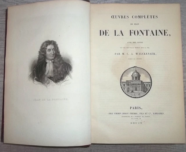 Oeuvres Jean De La Fontaine picclick.fr