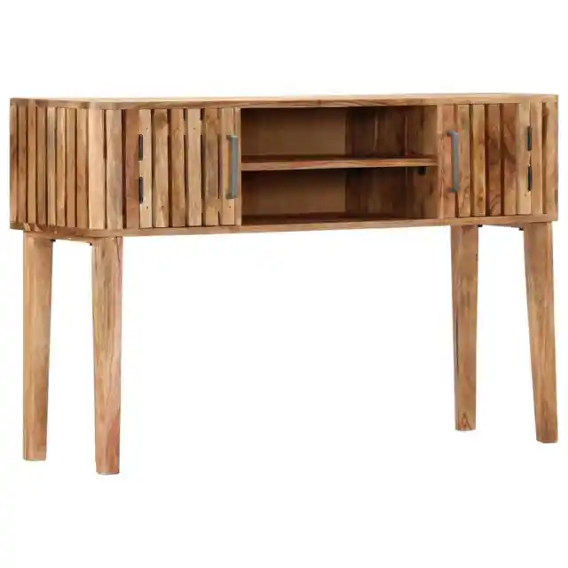 Mesa consola 120x35x76 cm madera de acacia sólida