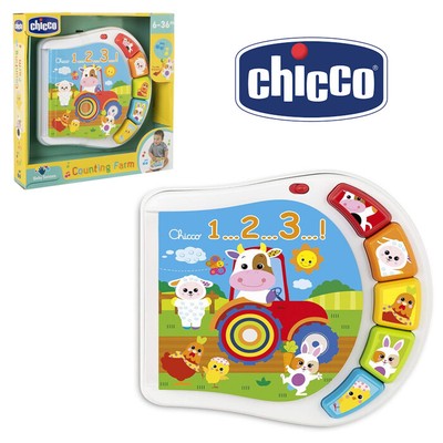 Chicco LIBRO ANIMALI DELLA FATTORIA GIOCO CHICCO PRIMA INFANZIA 6-36 MESI CHICCO 52513 