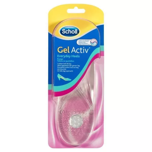 Scholl Gel Activ Insoles For Everyday Heels Gel Active High Heel Genuine Product