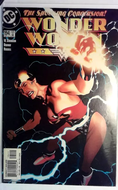 2003 Wonder Woman #194 DC Comics VF+ 2nd Series 1st Print Comic Book