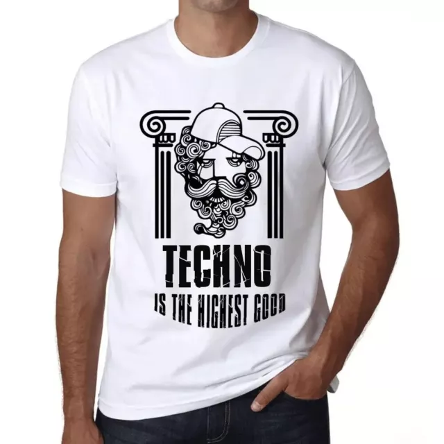 Uomo Maglietta La Techno È Il Bene Supremo – Techno Is The Highest Good