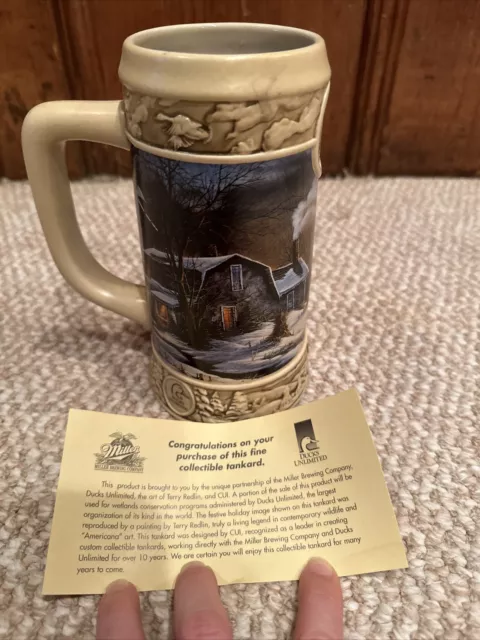 Miller Brewing Company Ducks Unlimited Ceramic Old School Vintage Stein #163761