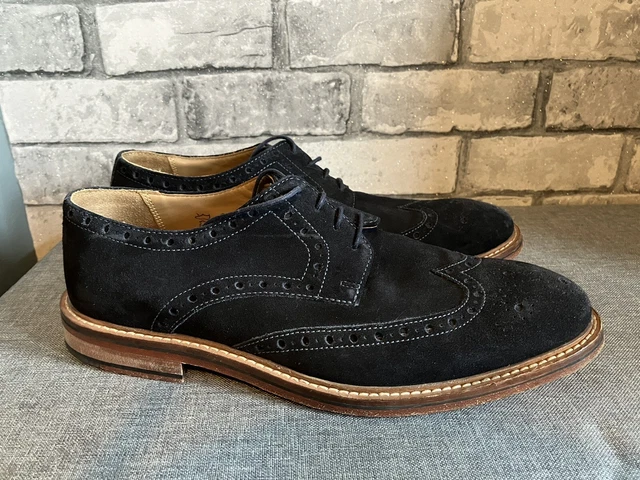 JACK WILLS MENS Tan Brown Leather Brogue Brogues Shoes Size 9