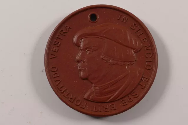 Meissen Thaler  Medaille Plakette Lutherischer Weltbund 1952 DDR Ø4cm