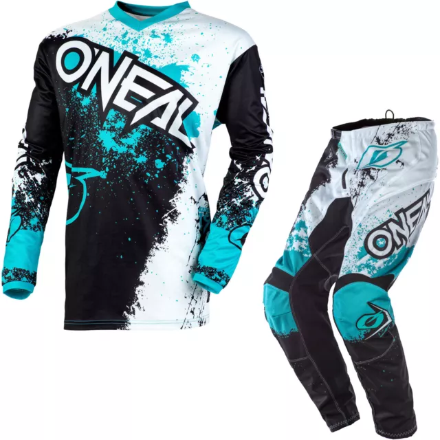 Oneal Élement Impact 2020 Motocross Suit Turquoise MX Off Route Jersey Pants Kit