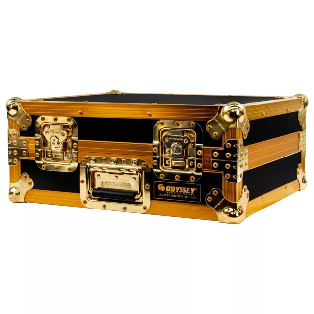 Odyssey FZ1200GOLD Limited Edition Gold Turntable Flight Case