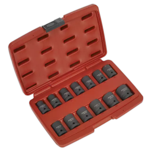 Impact Douille Ensemble 13pc 1.3cmSq Lecteur Total Lecteur AK5613TD Sealey Neuf