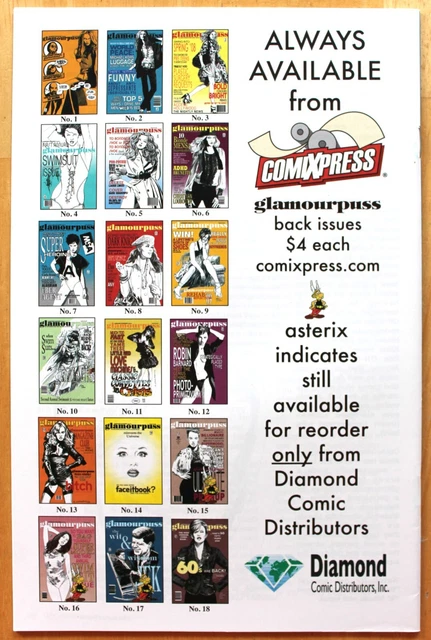 Glamourpuss #20 (Vf/Nm) Aardvark Vanaheim, Dave Sim Of Cerebus 2