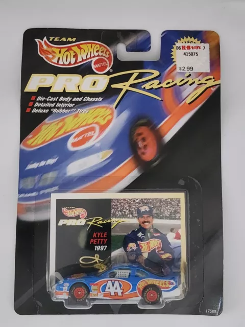 1997 Hot Wheels Pro Racing Kyle Petty #44 Diecast Car Collectors 1st Ed - Sealed