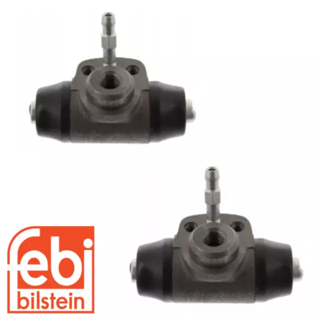 2x FEBI 03619 Radbremszylinder hinten für Audi Seat Skoda VW 80 Ibiza Fabia Golf