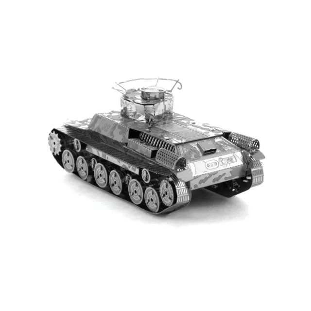 Fascinations Metal Earth Chi-Ha Tank Silver 3D Laser Cut Steel Puzzle Model Kit