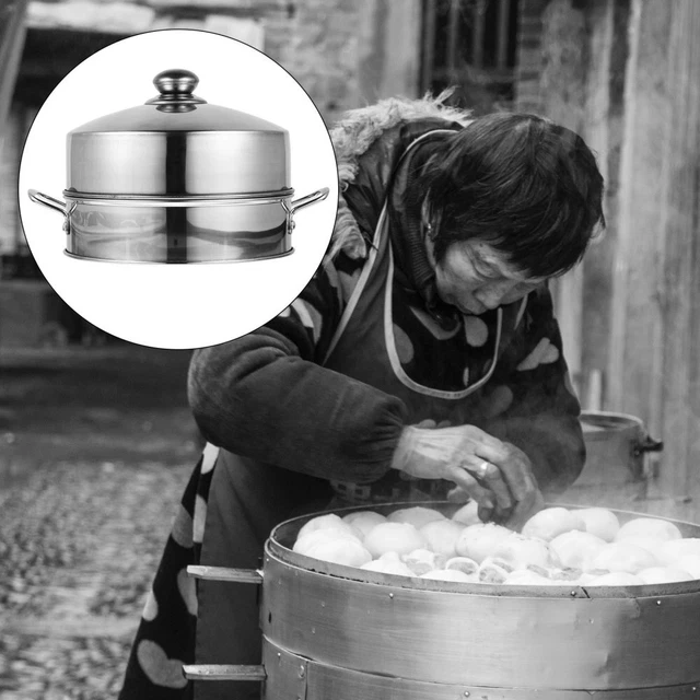 METAL FUSION King Cooker KK62SR Pentola Acciaio Inox 62 Quart Con Coperchio E Cesto Forato Per Vapore - Grande Capacità - 3