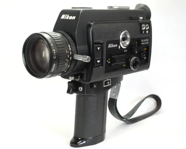 ⏯ Read ! [NEAR MINT+] Nikon R8 Super 8 Movie Cinema 8mm Film Camera From JAPAN