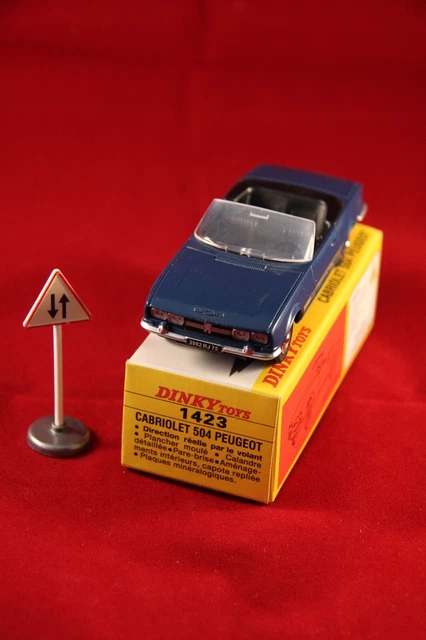 DINKY TOYS / ATLAS  ref. 1423 CABRIOLET 504 PEUGEOT   PORT GRATUIT 2