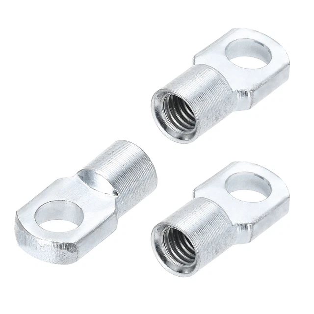 Threaded Spring End M8 FEMALE THREADED A3# Steel Gas Spring Strut Joint End Fitting 3pcs ...